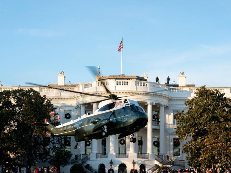 donald trump white house weißes haus hubschrauber