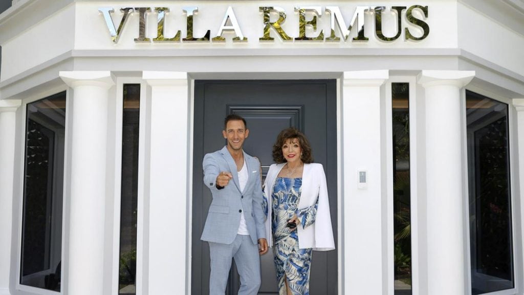 Marcel Remus Joan Collins Ist Die Erste Besucherin Seiner Luxus Villa