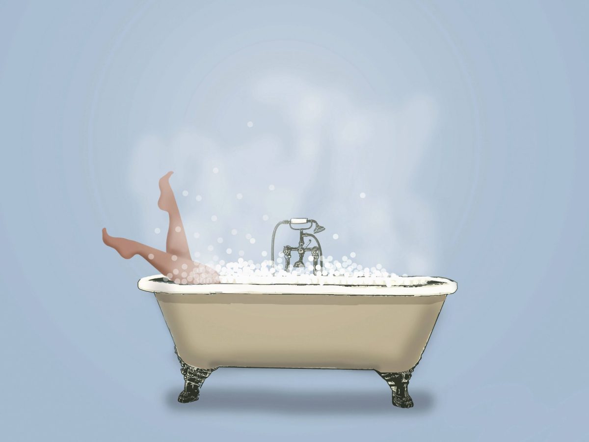 Badewanne Frau