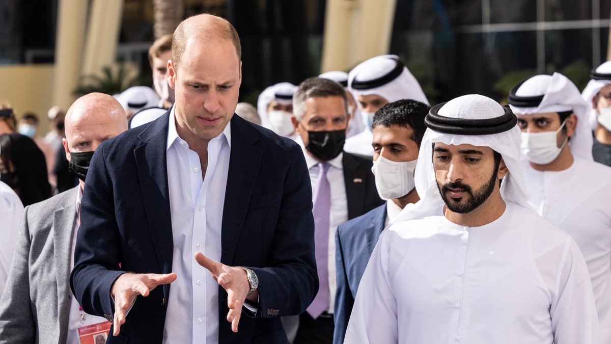 Prinz William vertritt sein Land auf der Expo und reist dafür das erste Mal in die Vereinigten Arabischen Emirate.. © (Christophe Viseux/Expo 2020 Dubai)