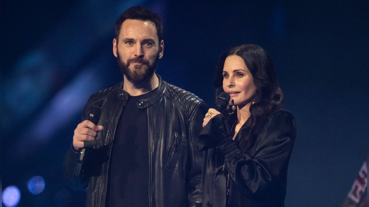 Courteney Cox und ihr Freund Johnny McDaid waren gemeinsam bei den Brit Awards.. © imago/PA Images