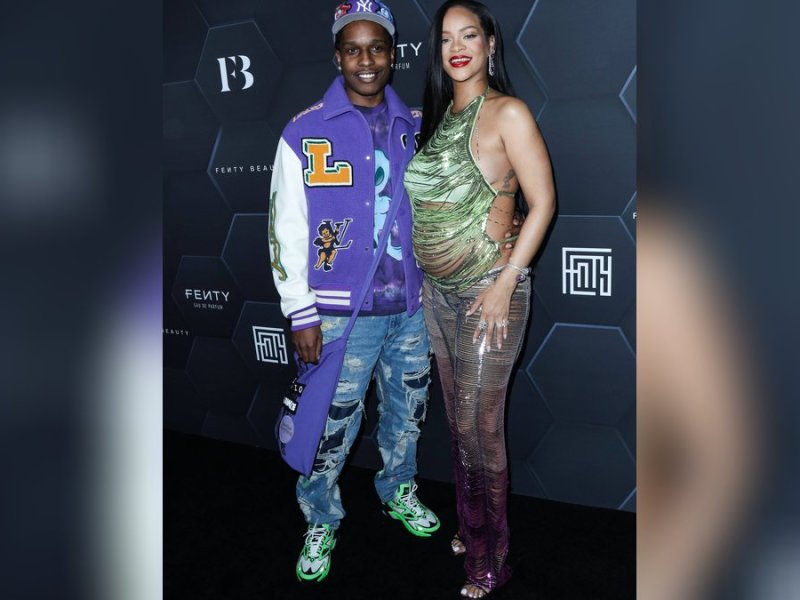 A$AP Rocky und Rihanna in Los Angeles.. © imago/NurPhoto