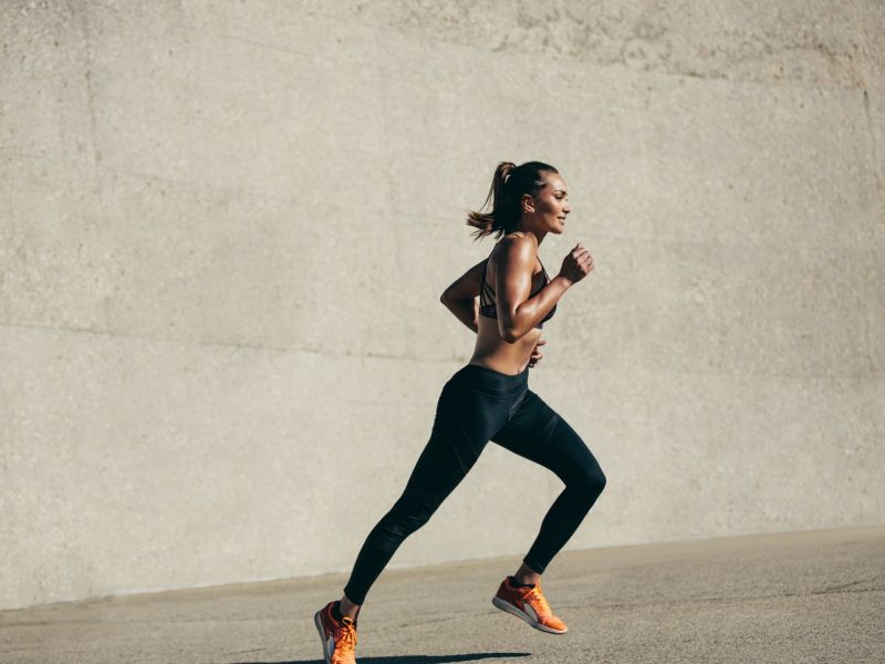 Frau Laufen Joggen