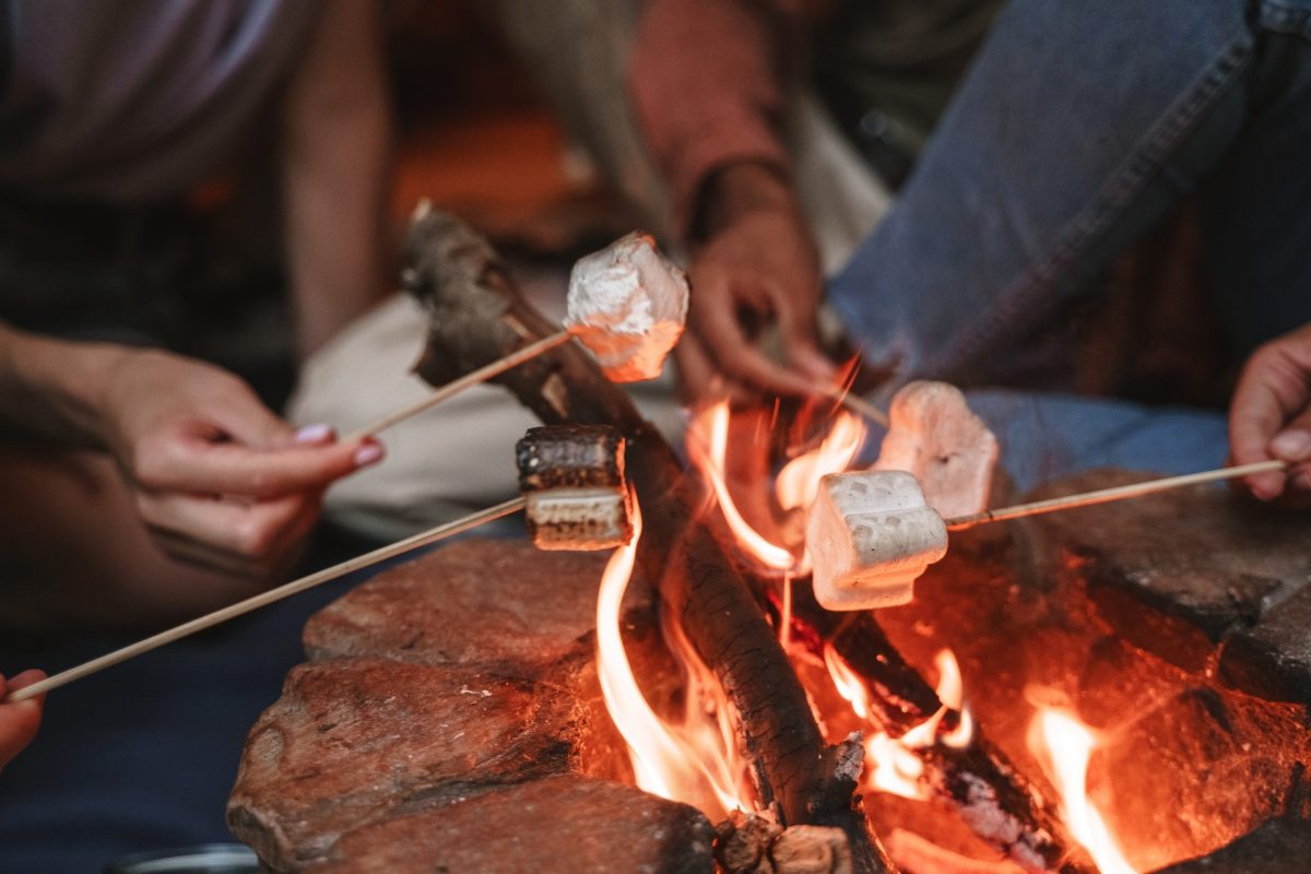 Marshmallows grillen