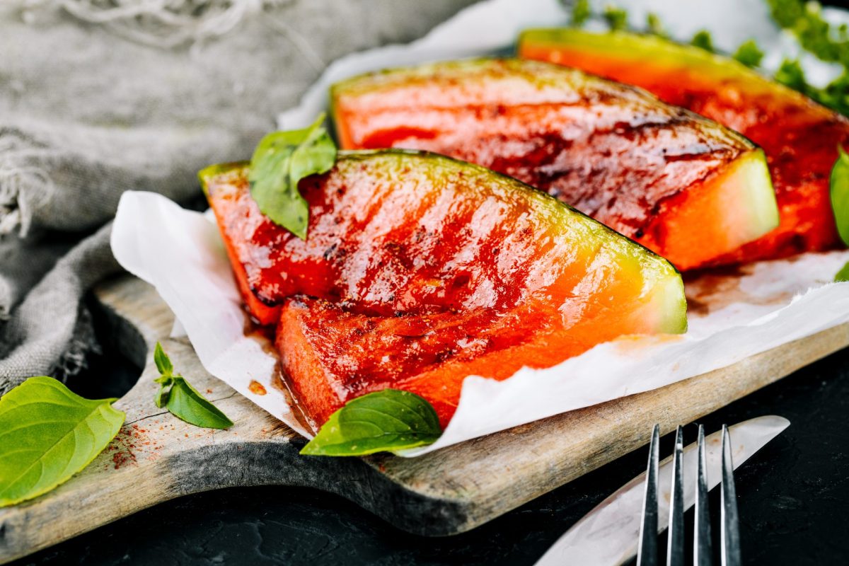 Gegrillte Wassermelone