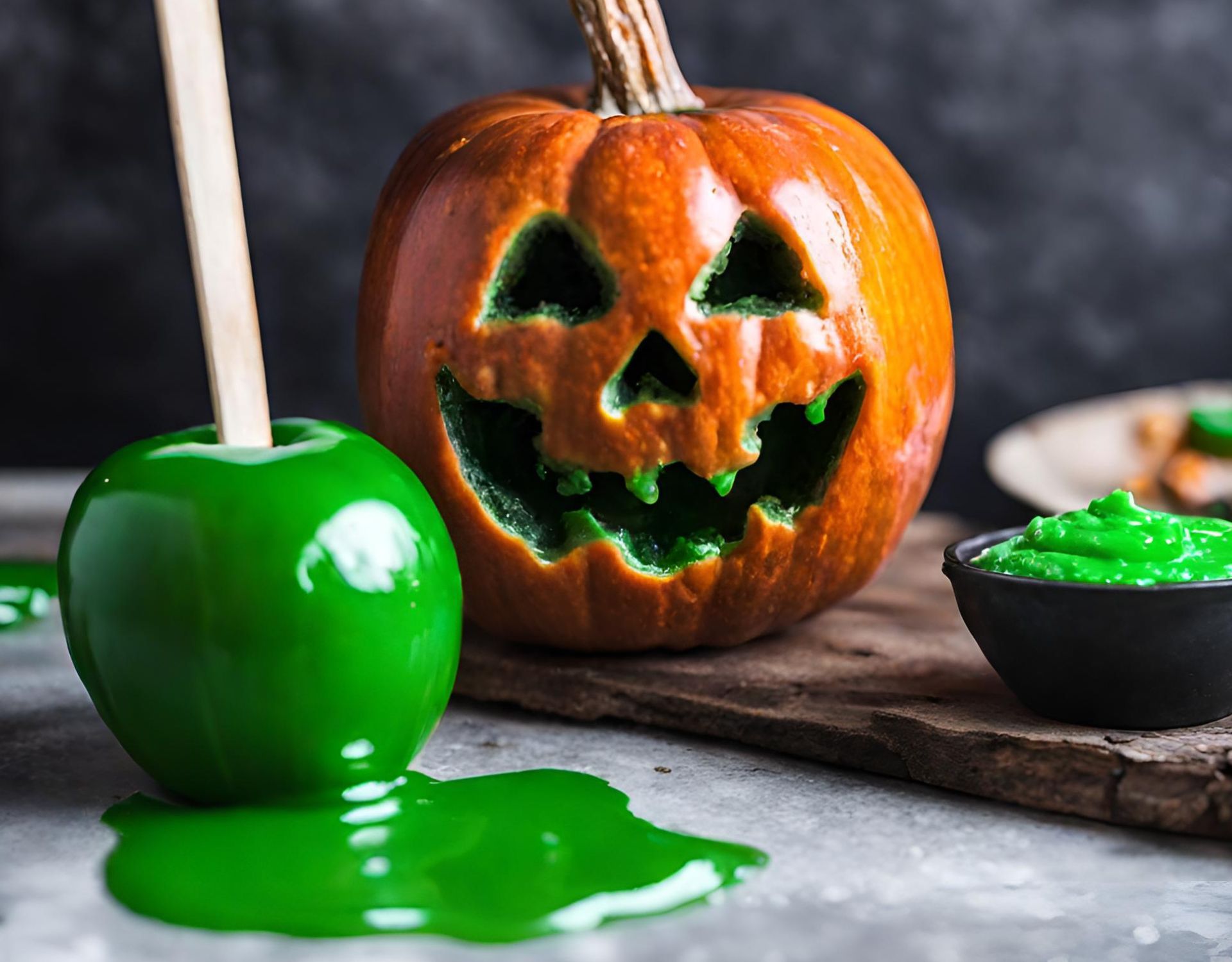 Halloween: Rezept für giftgrüne Liebesäpfel - wmn