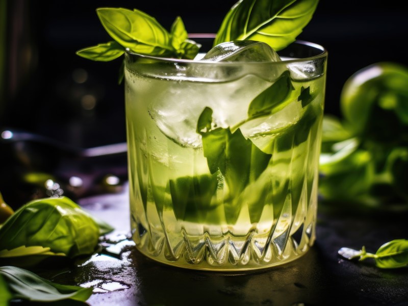 Gin Basil Smash: Cocktail Rezept