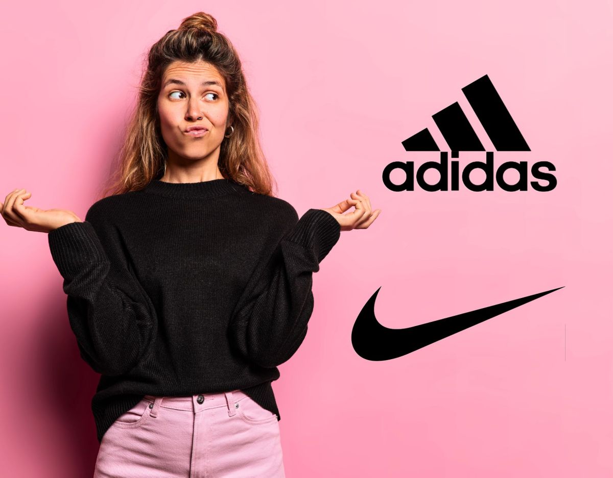 Frau Adidas Nike Logo