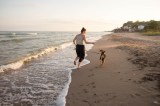 Hund am Meer