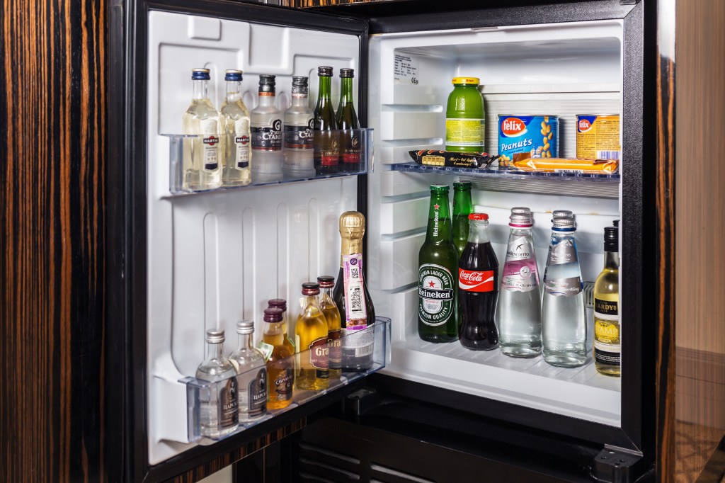 Minibar im Hotel