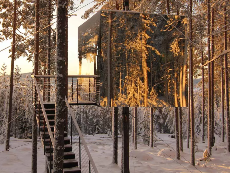 Das Treehotel in Schweden.