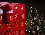 Adventskalender rot festlich